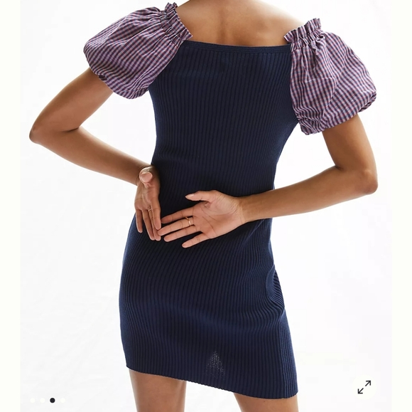 Maeve by Anthropologie Mixed Media Pugg Sweater Dress - Picture 3 of 10